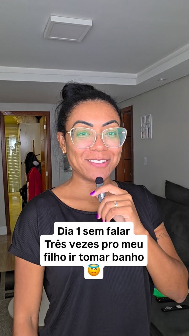 Bruunah falando sobre uma situação cotidiana da maternidade